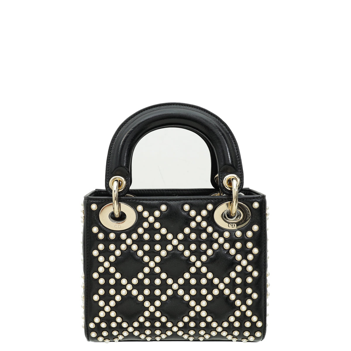Lady Dior Mini Pearl Embellished Bag - Image 2