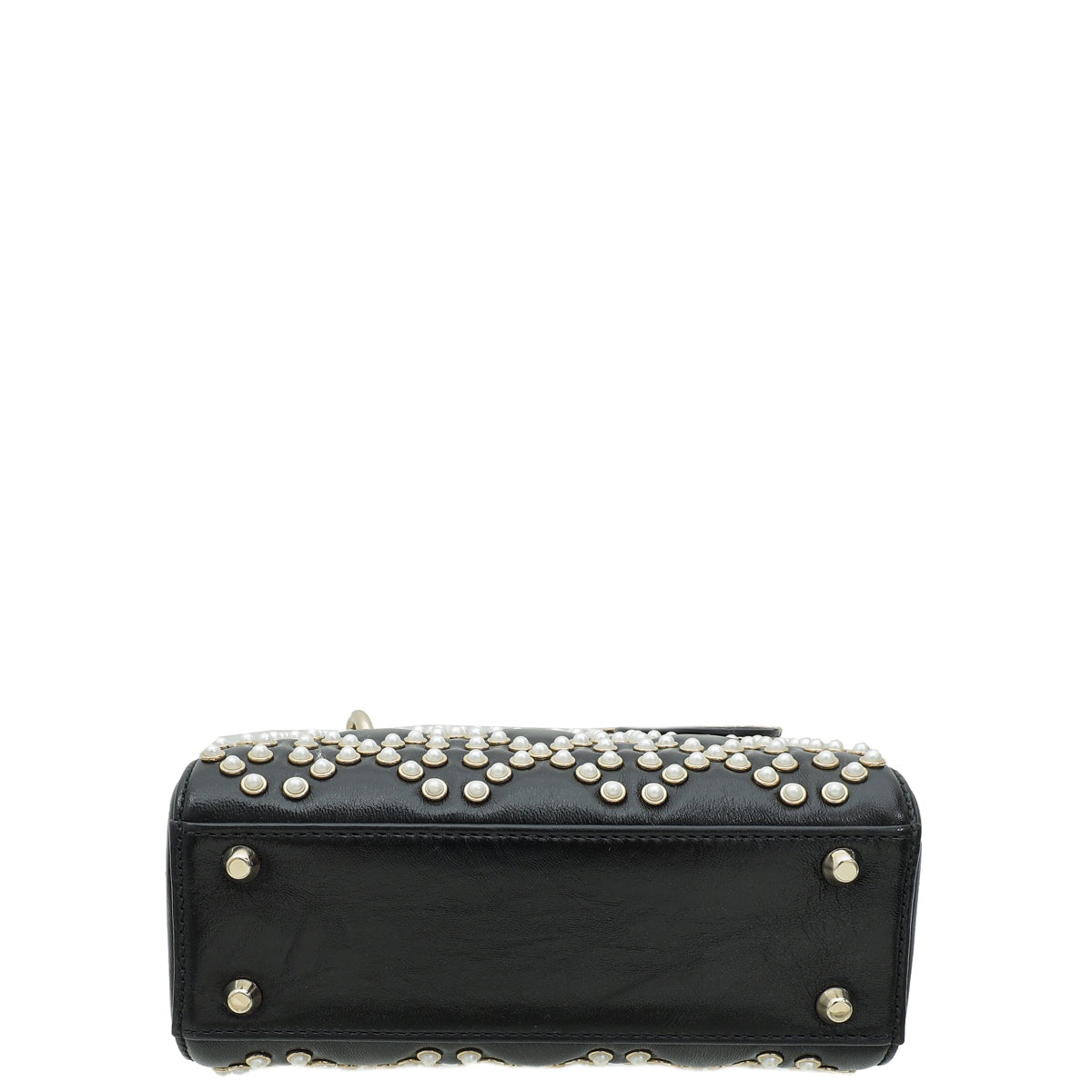 Lady Dior Mini Pearl Embellished Bag - Image 3
