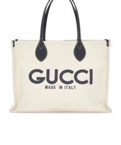 Gucci Large Canvas Tote Bag