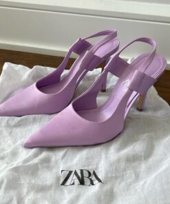 Zara Pointed Toe Slingback Heel